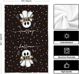 Artoid Mode Halloween Dish Towels – 2-Pack Black Kitchen Tea Towels, Soft & Absorbent Seasonal Decor (18x26 in)