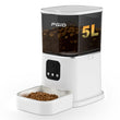 Smart Automatic Cat Feeder with 5L Food Storage, HD Camera, App Control, Motion Detection, and Two-Way Audio for Remote Feeding