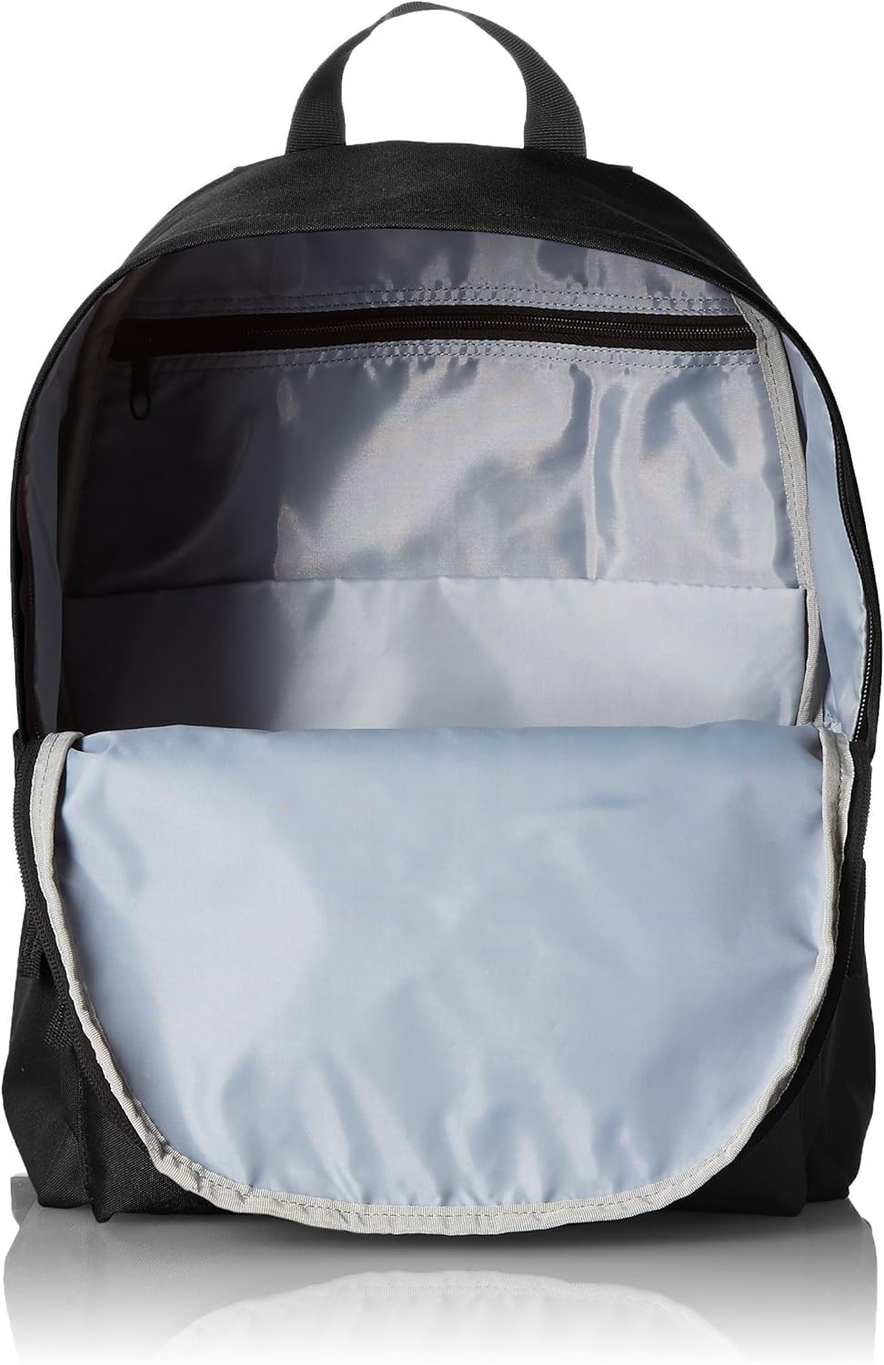 Amazon Basics Classic School Backpack Lightweight Bookbag with Padded Straps and Side Pockets