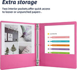6-Pack Color View 1-Inch 3-Ring Binders