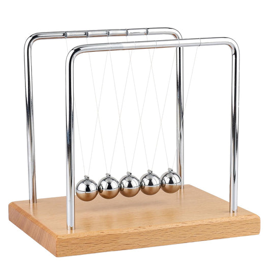 Smilesorg Newton’s Cradle Balance Balls Kinetic Desk Toy Physics Motion Display for Office Décor & Educational Fun