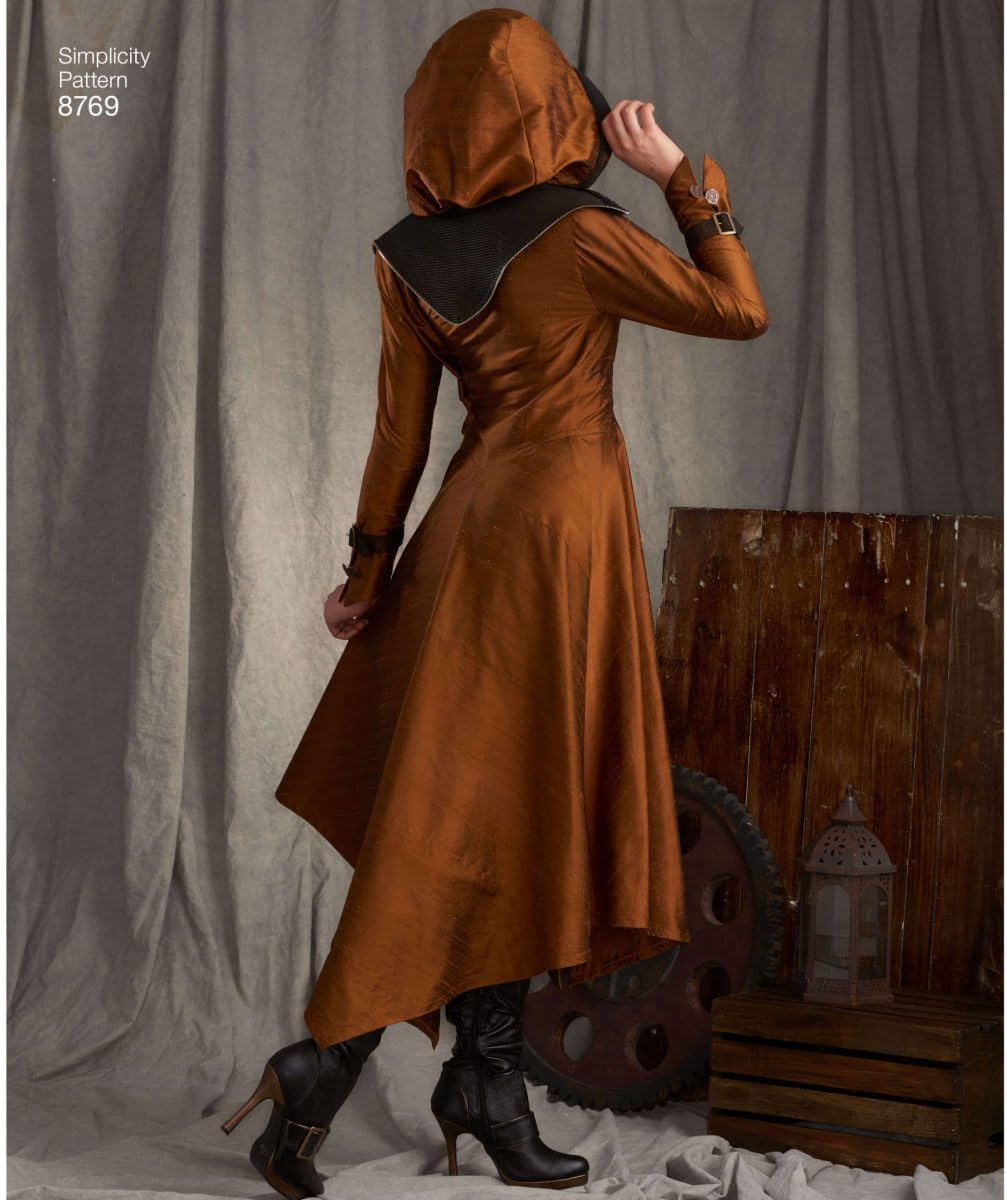 Simplicity 8769 Women’s Medieval Cosplay Coat Sewing Pattern – DIY Fantasy Queen of the North Costume
