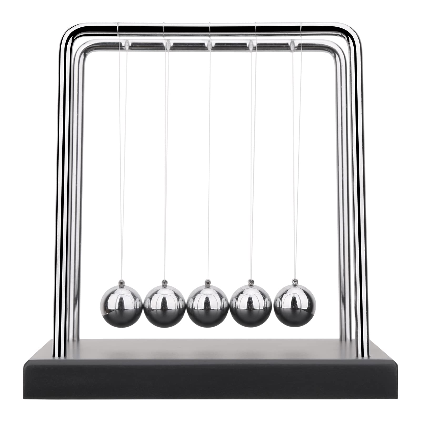 QLKUNLA Newton’s Cradle Kinetic Balance Balls Desk Toy Physics Motion Display Decorative Science Gadget