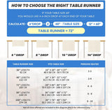 Black Halloween Table Runner – 13x72" Durable Polyester Runner with Spooky Print for Dining & Parties