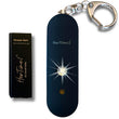 HerTime2 Personal Safety Alarm Keychain – 130dB Emergency Siren with Strobe Light, Waterproof (Executive Black)