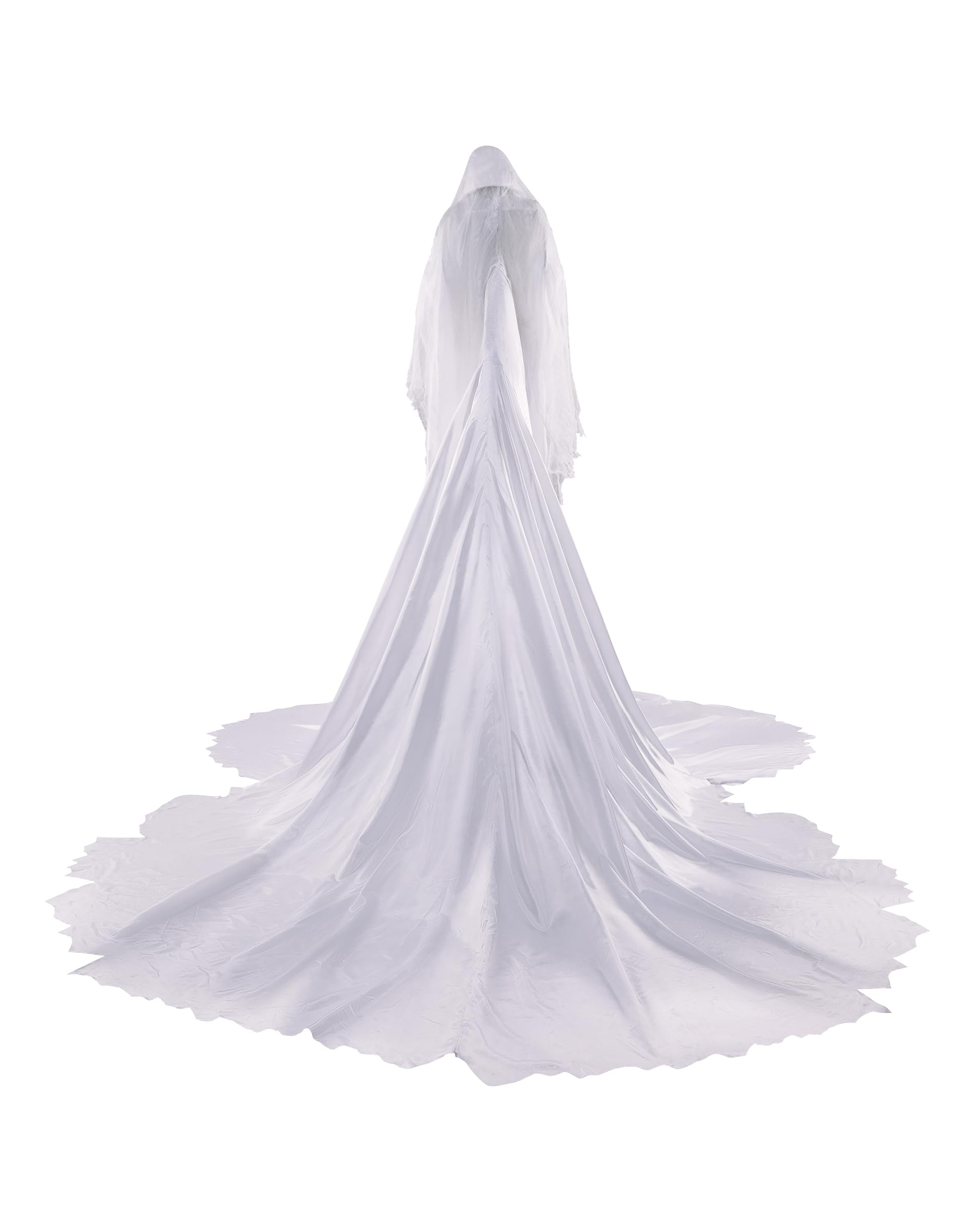 Emmeline Animatronic – Life-Size Lunging Scarecrow with Red LED Eyes & Screaming Sound Effects for Haunted Halloween Displays (Red)