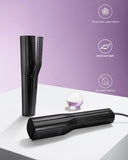 Black 3-in-1 Global Voltage Handheld Garment Steamer 100–240V Ultra-Light Travel Steam Iron with Clip Precision System