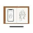 Huion Note Smart Digital Notebook – A5 Paper to App Writing System (Orange)