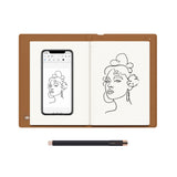 Huion Note Smart Digital Notebook – A5 Paper to App Writing System (Orange)