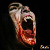 Retractable Vampire Fangs Set – 3 Sizes (13mm, 15mm, 17mm) Non-Toxic Reusable Teeth for Adults & Kids