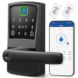 Nyboer Smart Fingerprint Door Lock with TTLock App Control, Keyless Entry Deadbolt with Alexa & Google Voice Support