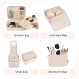8 Set Travel Packing Cubes for Suitcase – Lightweight Luggage Organizers with Mesh Top for Efficient Travel Packing