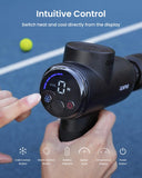 Thermacool Massage Gun – Heated & Cold Therapy Deep Tissue Percussion Massager with LED Display