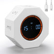 Kaflin Small Rechargeable Pomodoro Timer with Gravity Sensor, 7 Preset Times & Count-Up Mode, Compact Digital Timer for Work, Study & Kitchen – Pearl White