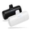 Mini 5200mAh Portable Charger for iPhone – Compact Plug-In Power Bank (2 Pack)