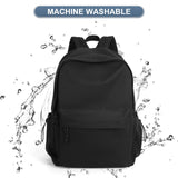 PauBack Lightweight School Backpack – Waterproof Simple Daypack for Teens, Girls & Women