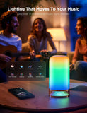 Smart RGBICWW Table Lamp with Matter Support, 64+ Scenes & Pat-to-Wake Touch Control – Multicolor