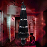 Clown-Themed Halloween Window Curtains – Scary Male & Female Horror Drapes for Haunted House Party Décor