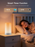 RGBICWW Smart Touch Table Lamp – 16M Colors, 500LM Dimmable Light with Music Sync & App Control