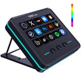 VSDinside 18-Key Programmable Macro Keypad Stream Controller with LCD Visual Keys & RGB Ring for Gaming, Streaming and Workflow Control