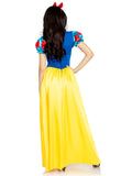 Classic Snow White Costume for Women – 3-Piece Princess Dress Set with Bow Headband 🍎✨