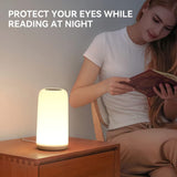 Modern RGB Touch Table Lamp – Dimmable Nightstand Light with Sleep Mode & 3 Brightness Levels