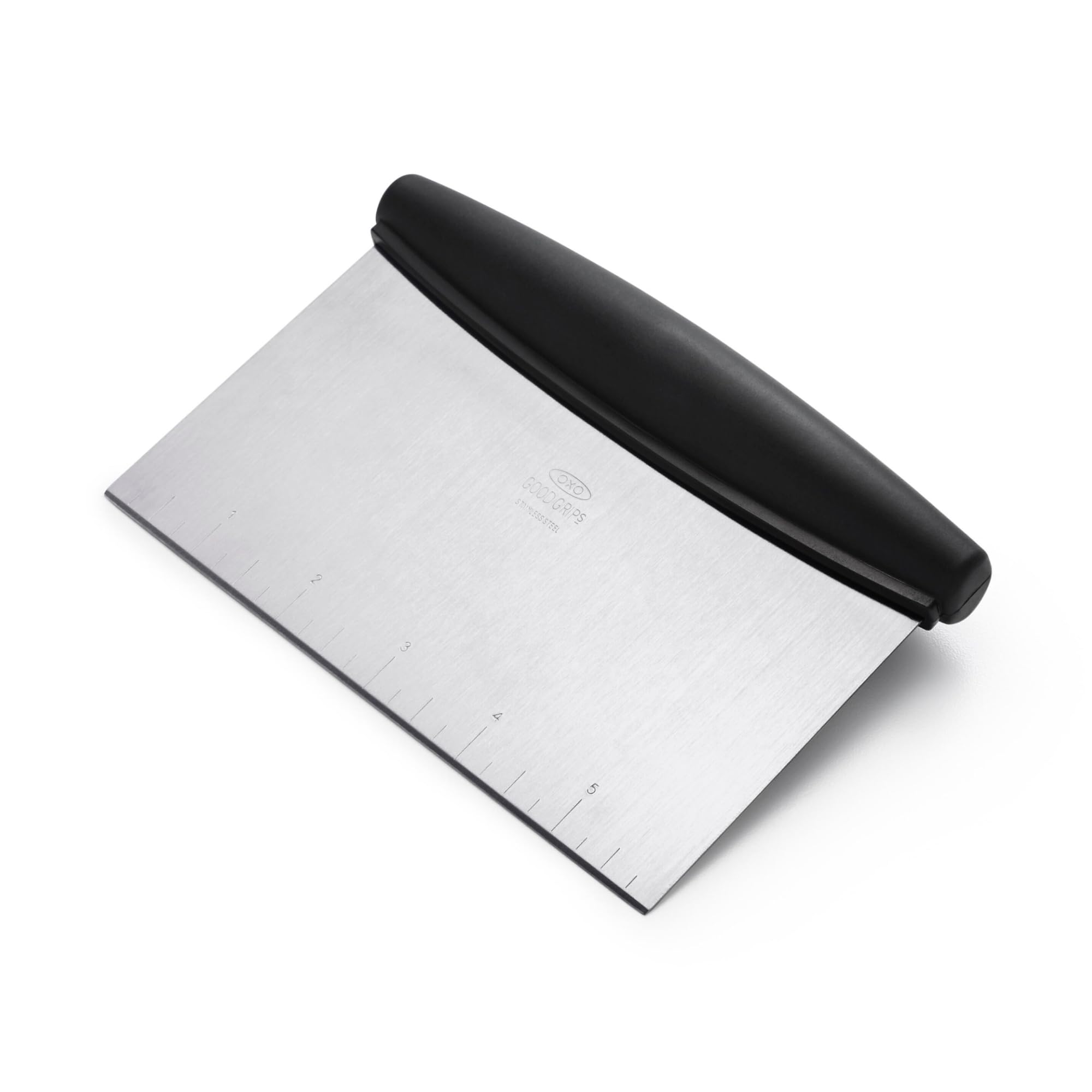 Stainless Steel Dough Scraper & Vegetable Chopper with Measurement Marks