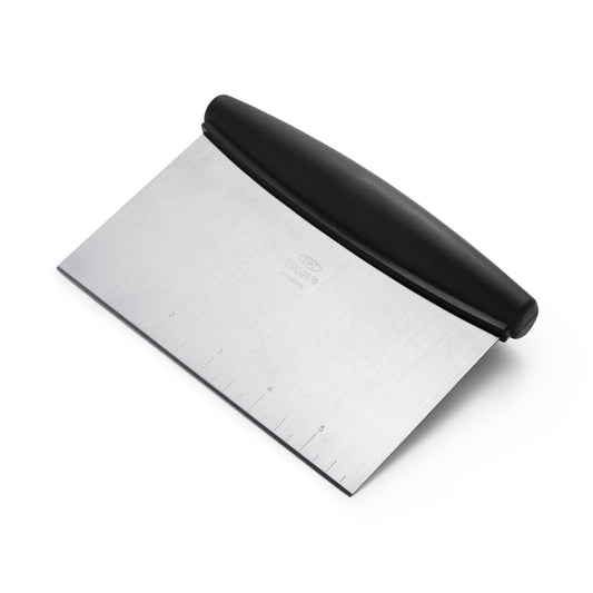 Stainless Steel Dough Scraper & Vegetable Chopper with Measurement Marks