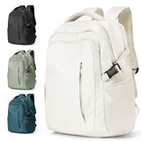 SUWASP Airline-Approved Large Travel Backpack with Laptop & Shoe Compartment – Beige