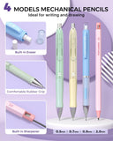Cream 42-Piece Mechanical Pencil Set with 696 Refills