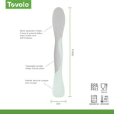 Tovolo Scoop & Spread Large – Dual-End Silicone & Nylon Spreader for Peanut Butter, Jelly & More
