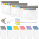 24-Piece Protein Powder Travel Container Set with Funnel, Spoon & Carabiners – Portable Gym & Fitness Organizer