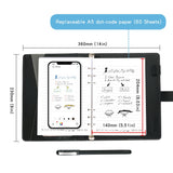 Ophaya Pro+ Smart Pen & Notebook Set – Real-Time Sync, OCR Text Conversion & Audio Recording (Black)