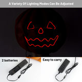 Realistic Pumpkin Latex Mask – Scary Halloween Horror Mask for Adults & Kids, Non-Toxic Natural Latex Full Head Mask