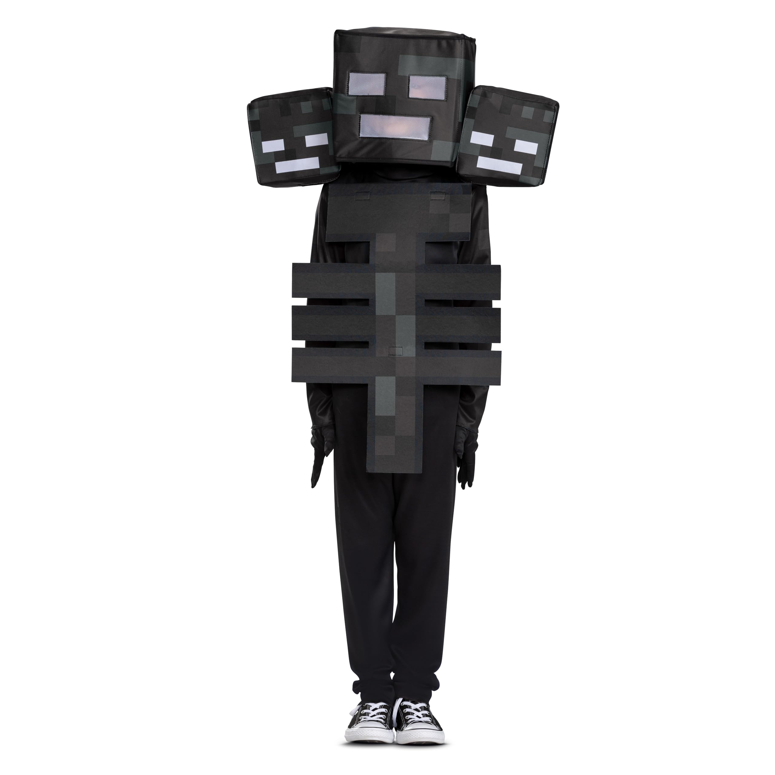 Disguise Kid's Minecraft Deluxe Wither Costume, Official Minecraft Halloween Costume, Size (10-12)