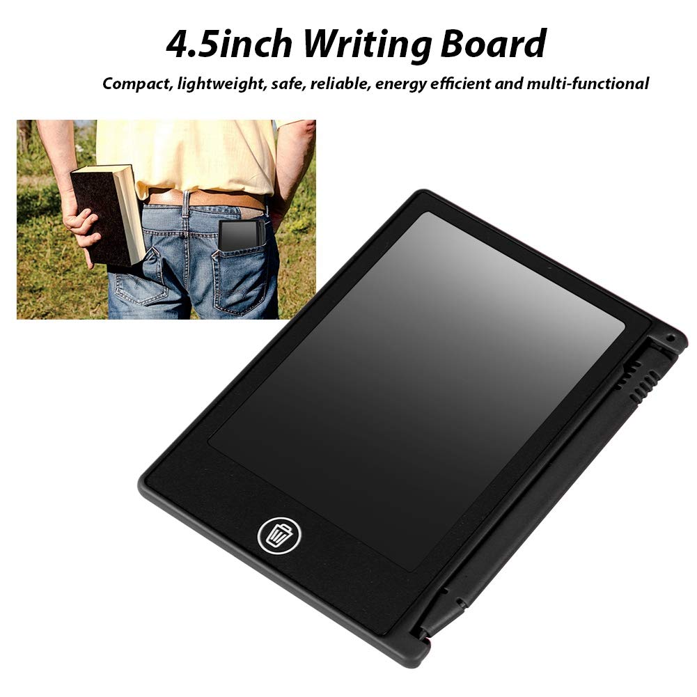 4.5” Mini LCD Writing Tablet – Portable Digital Memo & Drawing Board for Kids & Daily Notes (Black)