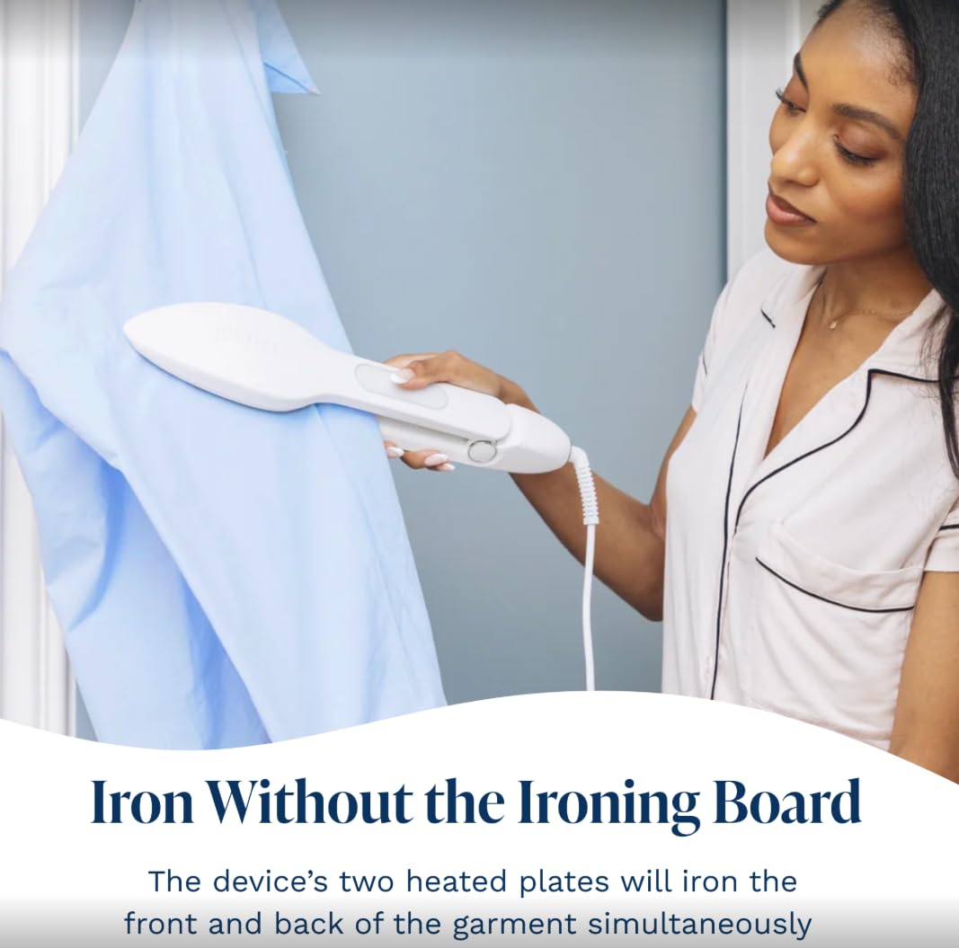 Nori Press 3-in-1 Portable Garment Steamer Iron Dual Voltage Travel Press with Steam Function
