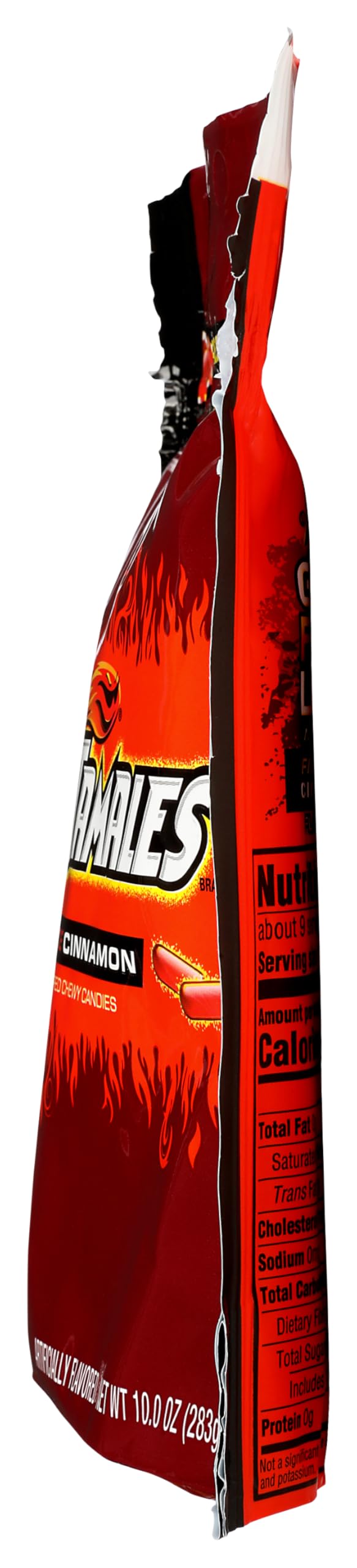 Hot Tamales Fierce Cinnamon Candy – Chewy Cinnamon Flavored Candy in Resealable Twist Bag (7 oz)