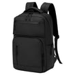 Suikihum Waterproof Laptop Backpack – Flight-Approved Anti-Theft Daypack with 15.6” Laptop Sleeve, Lightweight Travel Backpack (Black)