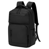 Suikihum Waterproof Laptop Backpack – Flight-Approved Anti-Theft Daypack with 15.6” Laptop Sleeve, Lightweight Travel Backpack (Black)