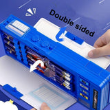 Blue Astronaut Pop-Up Pencil Case with Lock