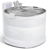 Cheerble Elfin E1+ Pumpless Stainless Steel Cat Water Fountain – MagDrive Technology & Dual Mode (White)