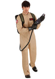 Ghostbusters Classic Adult Costume – Official Movie Jumpsuit with Proton Pack & Interchangeable Name Badges (Brown, Size L)