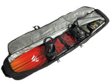 Element Equipment Wheeled Padded Snowboard Bag – Double Board Roller Travel Case for Up to 167cm Boards (Bar B Pink)