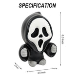Glow-in-the-Dark Ghost Statue – 6.3" Resin Halloween Decoration for Home, Garden & Party Décor 👻