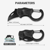 Mini Pocket Knife Keychain Folding Box Cutter – Stainless Steel EDC Knife for Camping, Hiking & Everyday Carry