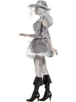 Smiffys Ghost Ship Pirate Treasure Costume for Women – Grey Dress & Hat