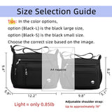 Mintegra Women’s Nylon Shoulder Handbag – Lightweight Multi-Pocket Crossbody Tote Bag (Black)