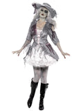Smiffys Ghost Ship Pirate Treasure Costume for Women – Grey Dress & Hat