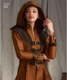 Simplicity 8769 Women’s Medieval Cosplay Coat Sewing Pattern – DIY Fantasy Queen of the North Costume